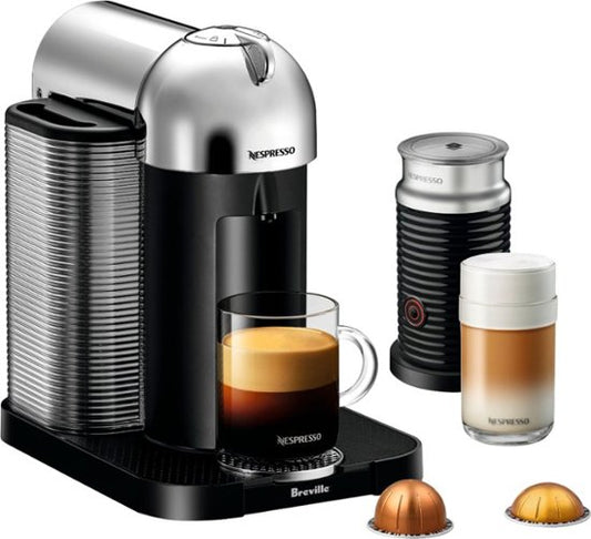 Nespresso Vertuo Chrome with Aeroccino3